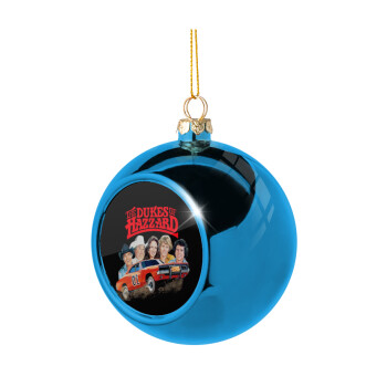 The Dukes of Hazzard, Χριστουγεννιάτικη μπάλα δένδρου Μπλε 8cm
