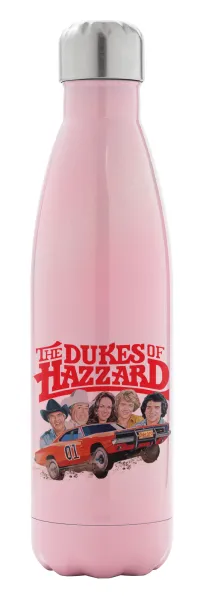 The Dukes of Hazzard — Μεταλλικό παγούρι θερμός Ροζ Ιριδίζον (Stainless steel), διπλού τοιχώματος, 500ml