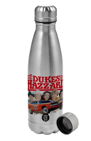 The Dukes of Hazzard — Metallic water bottle, stainless steel, 750ml