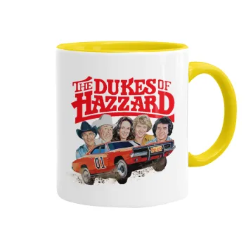The Dukes of Hazzard, Mug colored yellow, ceramic, 330ml