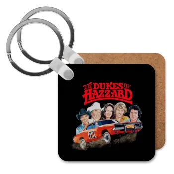 The Dukes of Hazzard, Μπρελόκ Ξύλινο τετράγωνο MDF
