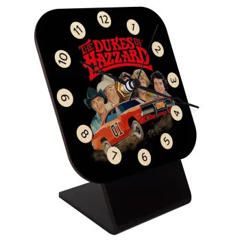 The Dukes of Hazzard, Επιτραπέζιο ρολόι σε φυσικό ξύλο (10cm)