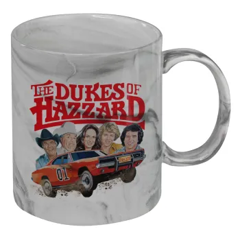 The Dukes of Hazzard, Mug ceramic marble style, 330ml