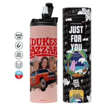 The Dukes of Hazzard, Tumbler stainless steel PINK 600ml