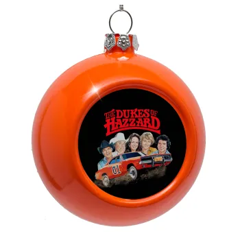 The Dukes of Hazzard, Orange Christmas tree ornament bauble 8cm