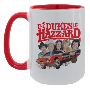 The Dukes of Hazzard, Κούπα Mega 15oz, κεραμική Κόκκινη, 450ml