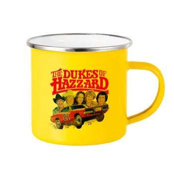 The Dukes of Hazzard, Κούπα Μεταλλική εμαγιέ Κίτρινη 360ml