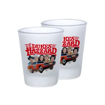 The Dukes of Hazzard, Σφηνοπότηρα γυάλινα 45ml του πάγου (2 τεμάχια)