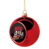 Christmas tree ball Red 8cm