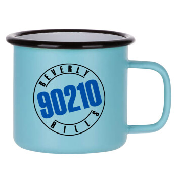 Beverly Hills, 90210, Κούπα Μεταλλική εμαγιέ ΜΑΤ σιέλ 360ml