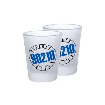 Beverly Hills, 90210, Σφηνοπότηρα γυάλινα 45ml του πάγου (2 τεμάχια)