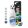 Soccer Metal mug thermos, double wall, 550ml