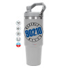 GREY color, 890ml (30oz) stainless Steel Tumbler with Handle