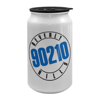 Beverly Hills, 90210, Κούπα ταξιδιού μεταλλική με καπάκι (tin-can) 500ml