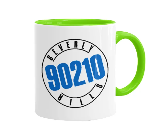 Beverly Hills — Κούπα χρωματιστή βεραμάν, κεραμική, 330ml