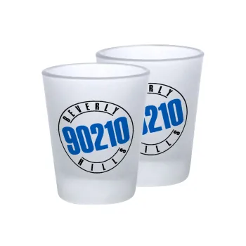 Beverly Hills, 90210, Σφηνοπότηρα γυάλινα 45ml του πάγου (2 τεμάχια)