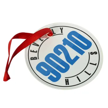 Beverly Hills, 90210, Στολίδι Χριστουγεννιάτικο στολίδι γυάλινο 9cm