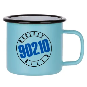 Beverly Hills, 90210, Κούπα Μεταλλική εμαγιέ ΜΑΤ σιέλ 360ml