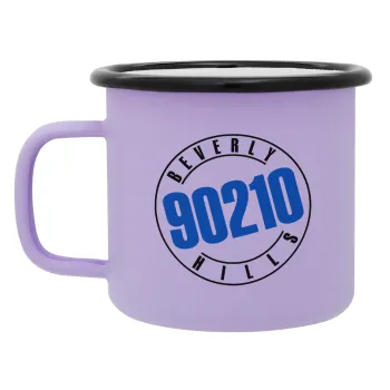 Beverly Hills, 90210, Κούπα Μεταλλική εμαγιέ ΜΑΤ Light Pastel Purple 360ml
