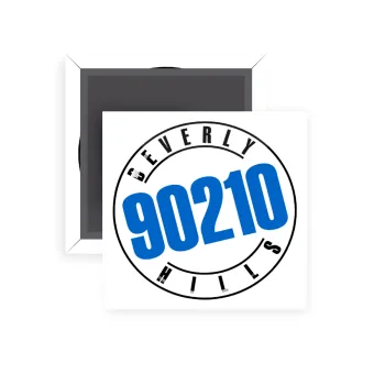 Beverly Hills, 90210, Μαγνητάκι ψυγείου τετράγωνο διάστασης 5x5cm