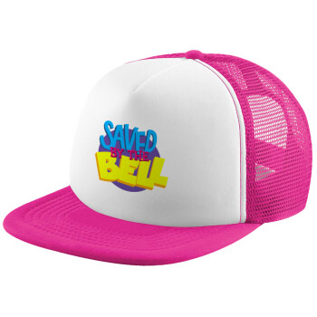 Saved by the Bell, Καπέλο Soft Trucker με Δίχτυ Pink/White 