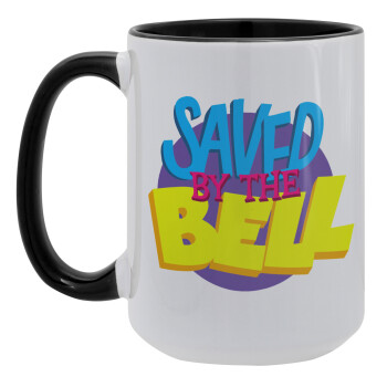 Saved by the Bell, Κούπα Mega 15oz, κεραμική Μαύρη, 450ml