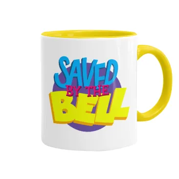 Saved by the Bell, Mug colored yellow, ceramic, 330ml