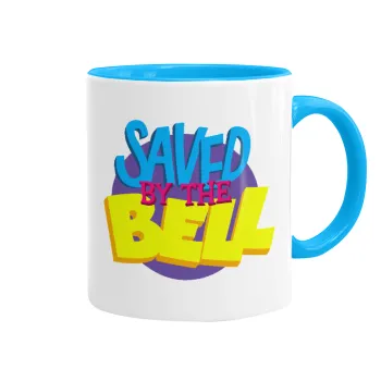 Saved by the Bell, Κούπα χρωματιστή γαλάζια, κεραμική, 330ml