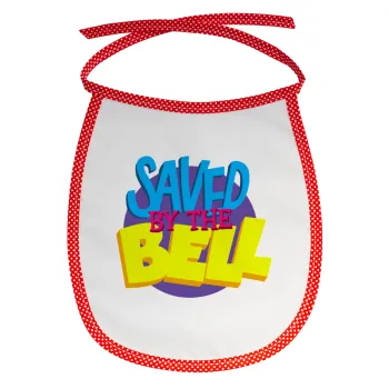 Saved by the Bell, Σαλιάρα μωρού αλέκιαστη με κορδόνι Κόκκινη