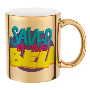 Saved by the Bell, Mug ceramic, gold mirror, 330ml