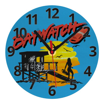 Baywatch, Ρολόι τοίχου γυάλινο (20cm)
