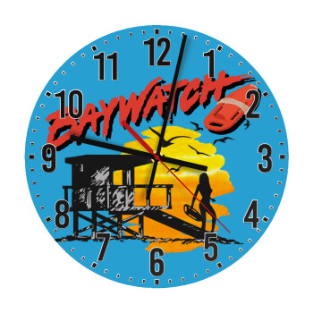 Baywatch, Ρολόι τοίχου ξύλινο (30cm)