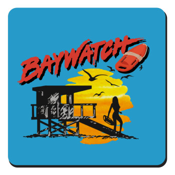 Baywatch, Τετράγωνο μαγνητάκι ξύλινο 9x9cm