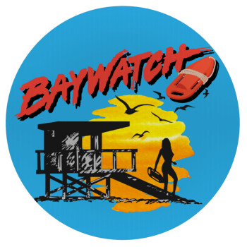 Baywatch, Mousepad Στρογγυλό 20cm