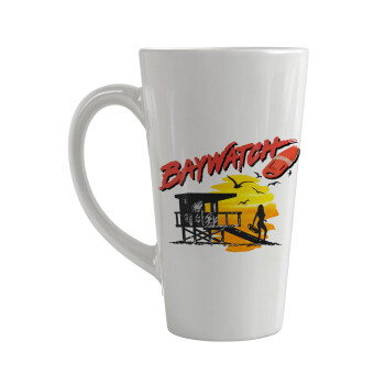 Baywatch, Κούπα κωνική Latte Μεγάλη, κεραμική, 450ml