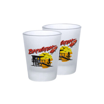 Baywatch, Σφηνοπότηρα γυάλινα 45ml του πάγου (2 τεμάχια)
