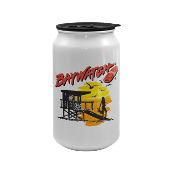 Baywatch, Κούπα ταξιδιού μεταλλική με καπάκι (tin-can) 500ml