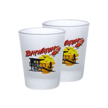 Baywatch, Σφηνοπότηρα γυάλινα 45ml του πάγου (2 τεμάχια)