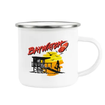 Baywatch, Κούπα Μεταλλική εμαγιέ λευκη 360ml