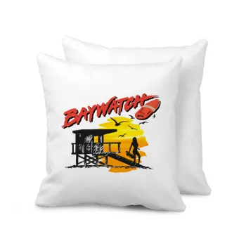 Baywatch, Μαξιλάρι καναπέ 40x40cm περιέχεται το  γέμισμα