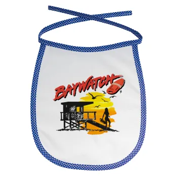 Baywatch, Σαλιάρα μωρού αλέκιαστη με κορδόνι Μπλε