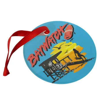 Baywatch, Στολίδι Χριστουγεννιάτικο στολίδι γυάλινο 9cm