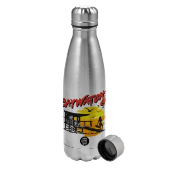 Baywatch, Metallic water bottle, stainless steel, 750ml