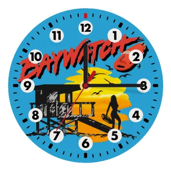 Baywatch, Wooden wall clock (20cm)