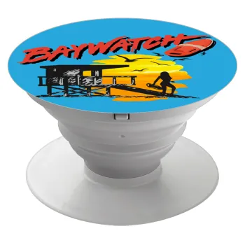 Baywatch, Phone Holders Stand  White Hand-held Mobile Phone Holder