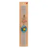 Easter Set, wooden keychain & scented Easter candle flat (30cm) (GRAY)