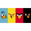 Angry birds Red, Chuck and Bomb