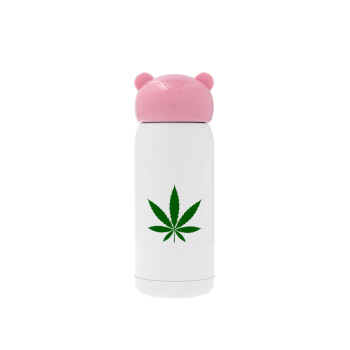 Weed, Ροζ ανοξείδωτο παγούρι θερμό (Stainless steel), 320ml