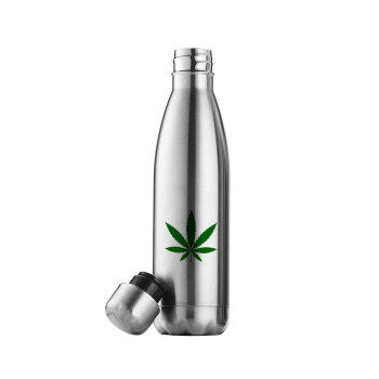 Weed, Μεταλλικό παγούρι θερμός Inox (Stainless steel), διπλού τοιχώματος, 500ml