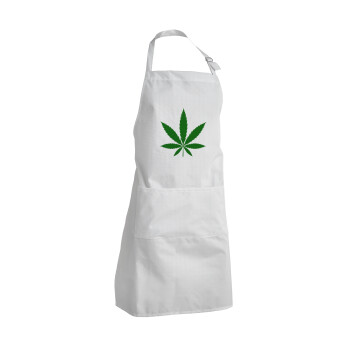 Weed, Adult Chef Apron (with sliders and 2 pockets)